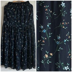 Tamara H. Floral Tiered Maxi Skirt